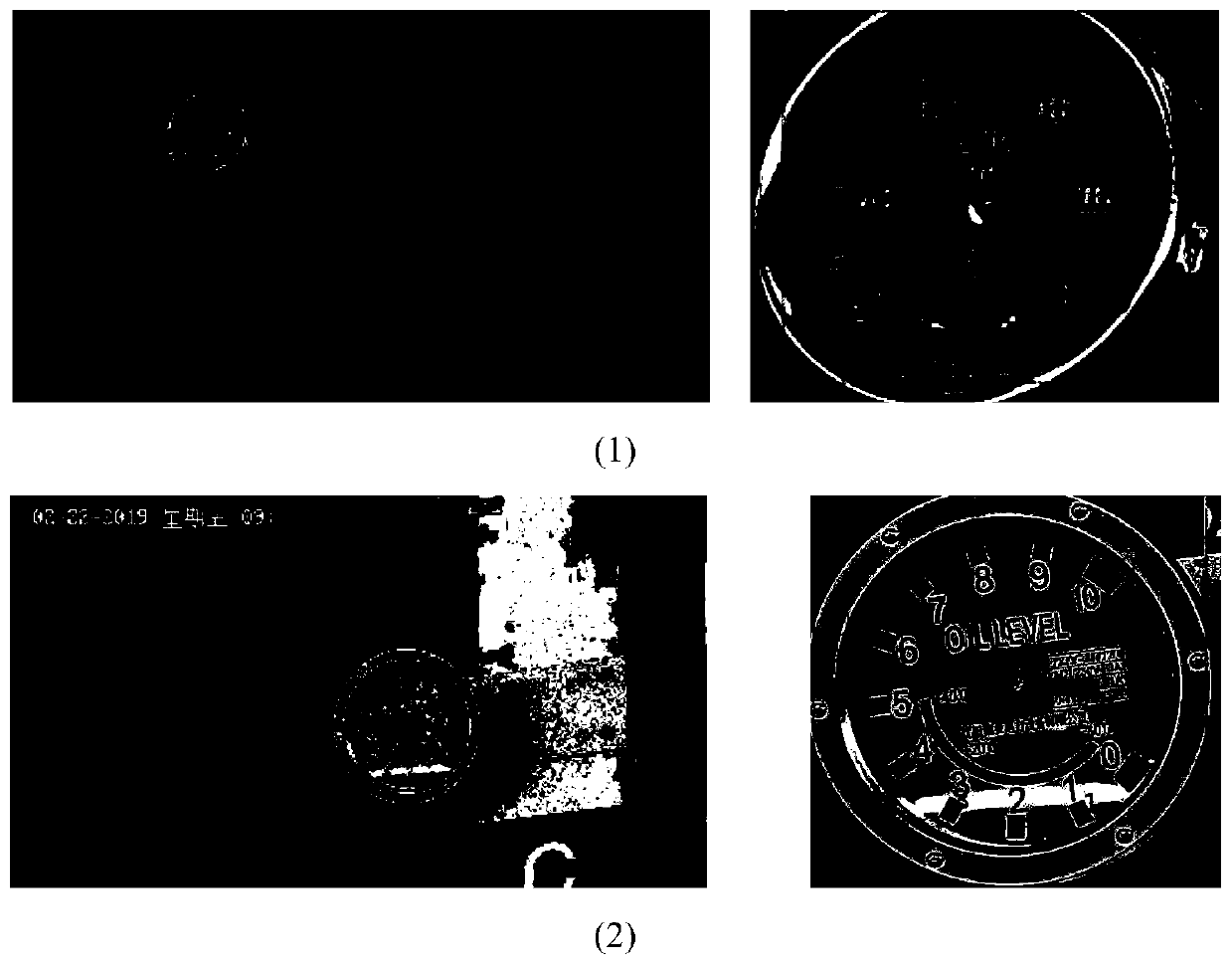 Pointer instrument automatic reading method based on key point detection