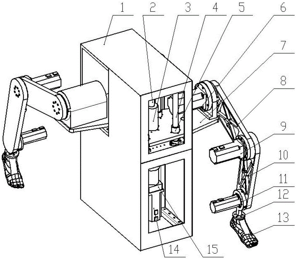 Both-foot gait simulation and plantar pressure simulation system and using method