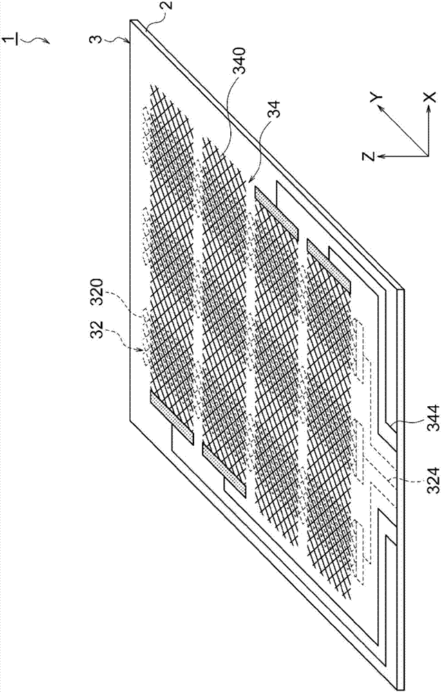 Touch sensor wiring body, touch sensor wiring substrate, and touch sensor