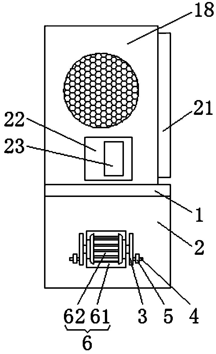 Network security terminal communication cabinet