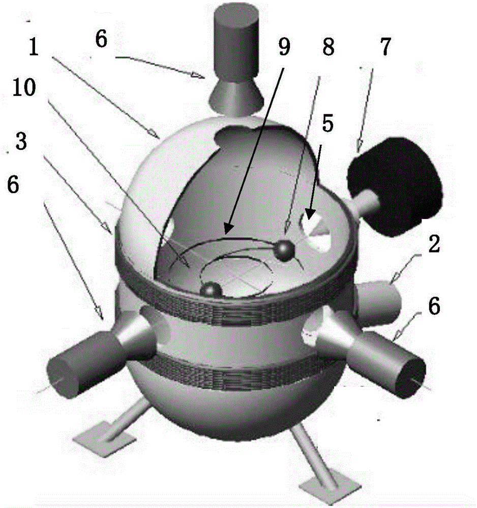 Experiment measurement method and device for laser and space debris mutual effect