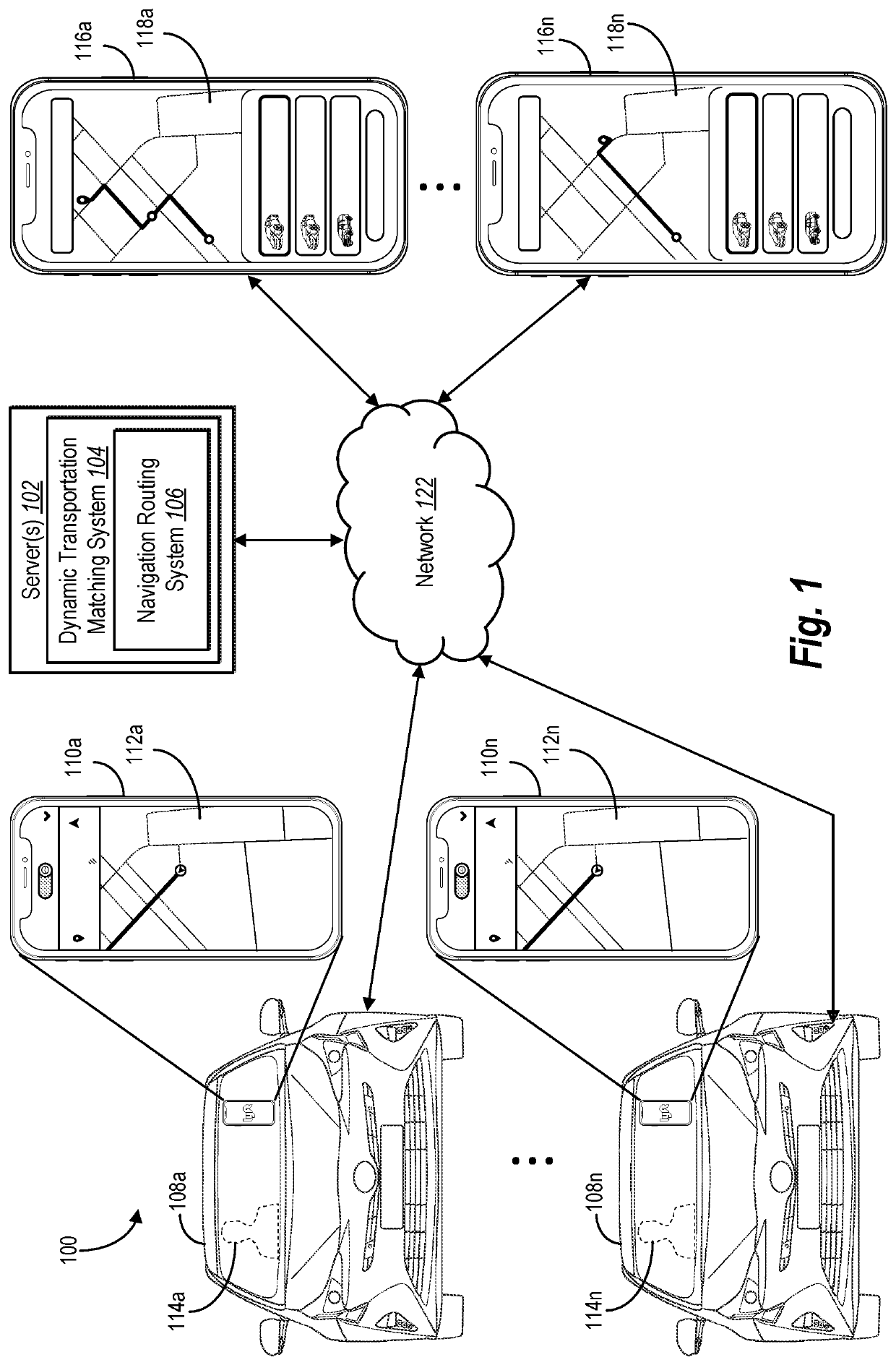 Providing improved, real-time transportation route interfaces utilizing route efficiency metrics based on non-temporal factors