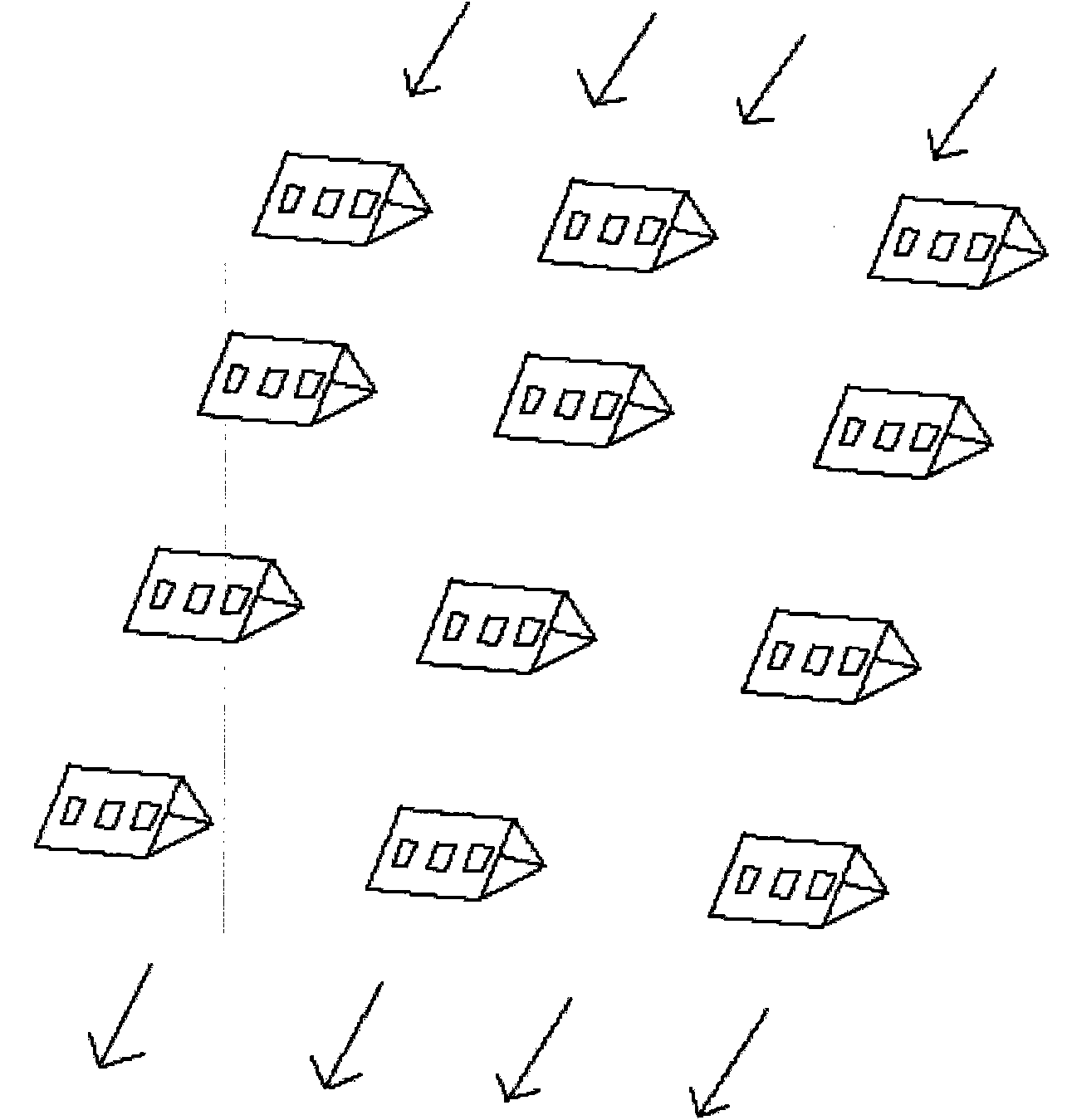 Method for constructing integrated submarine forest