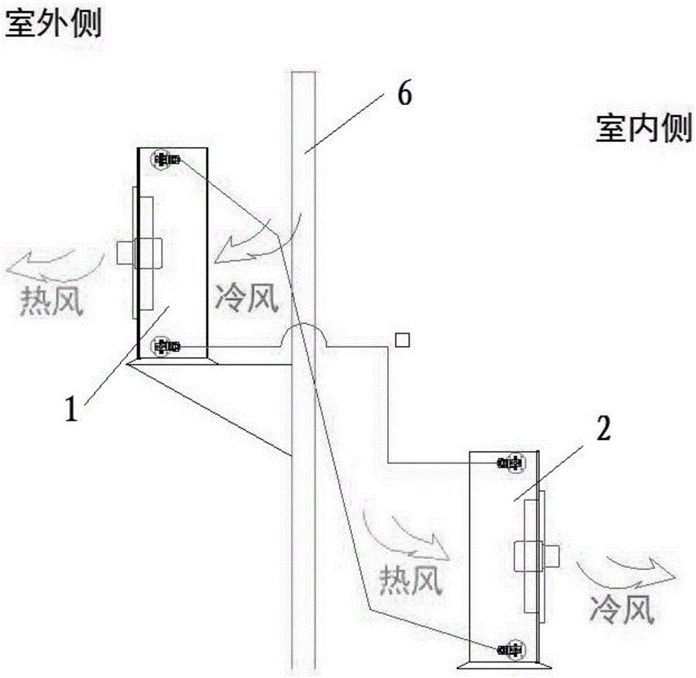 Natural cold source cooling system for various data rooms