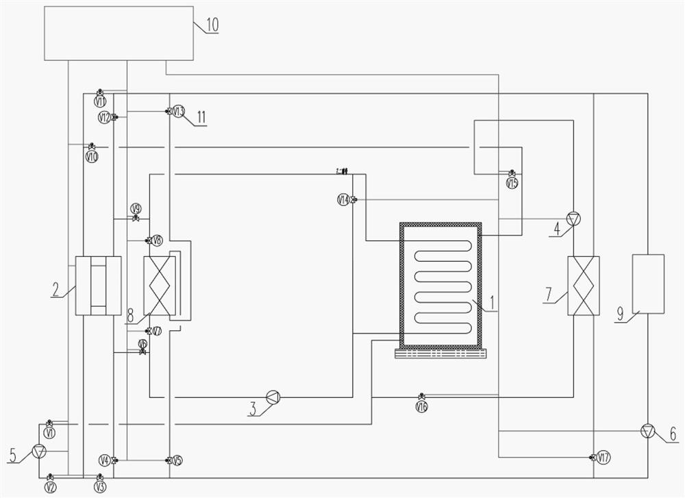 Cross-season phase change energy storage system