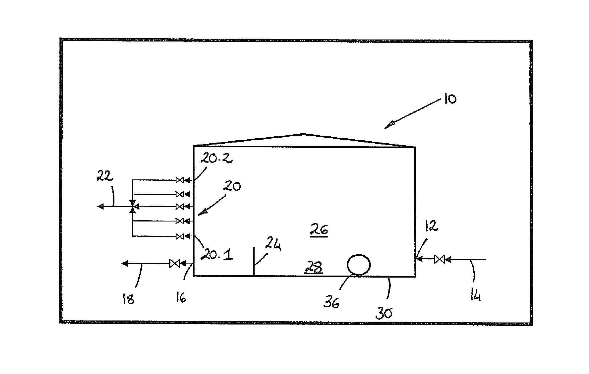 Method and apparatus for separating a multi-component stream