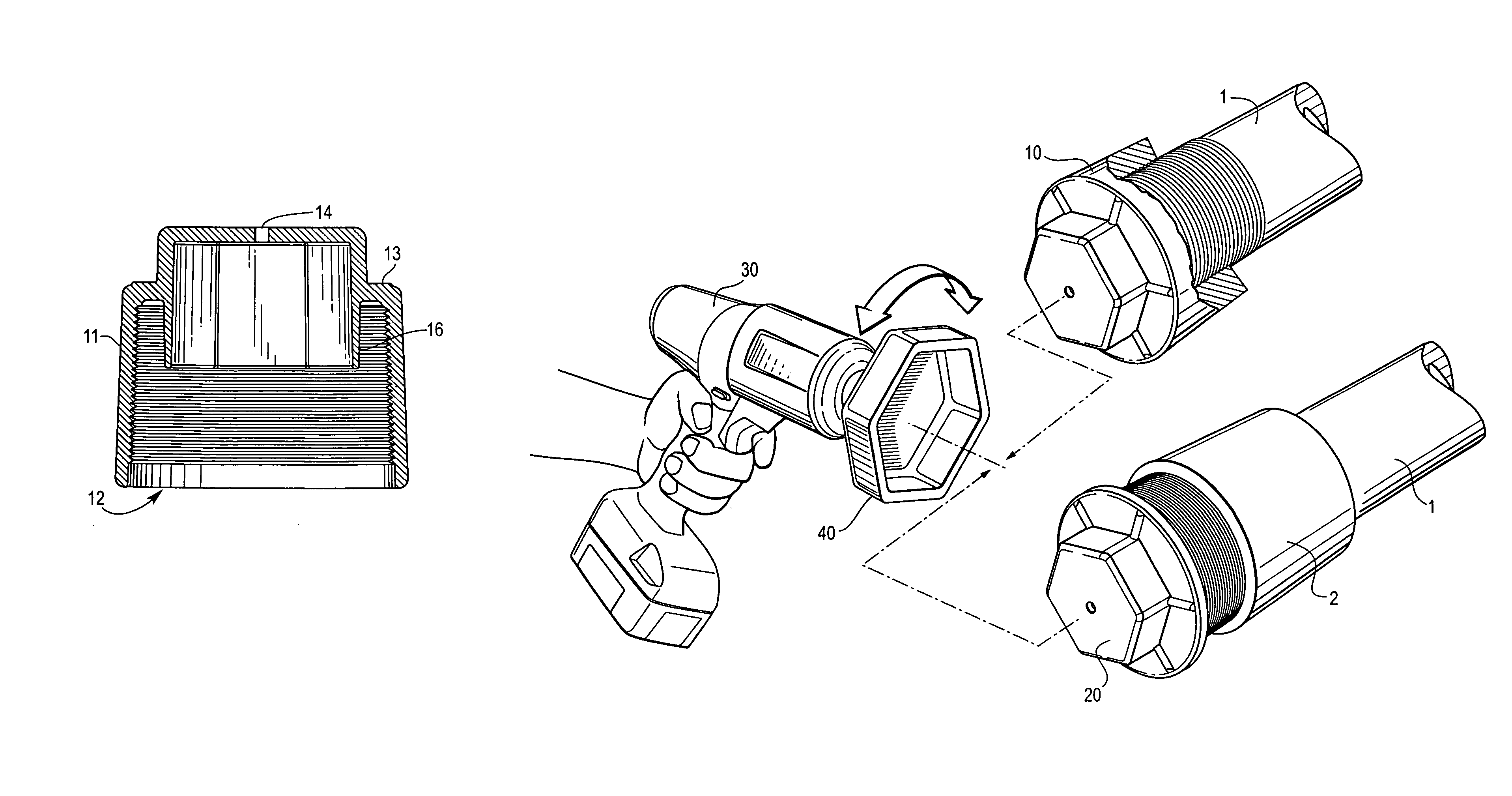 Impact hex thread protectors