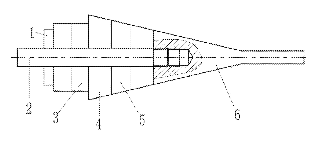 PZT transducer-horn integrated ultrasonic driving structure