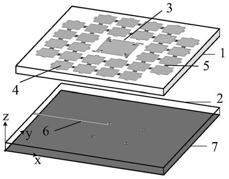 Polarization and directional diagram composite reconfigurable antenna