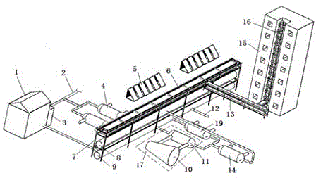 Combined cooling heating and power circulatory system with carbon dioxide as carrier