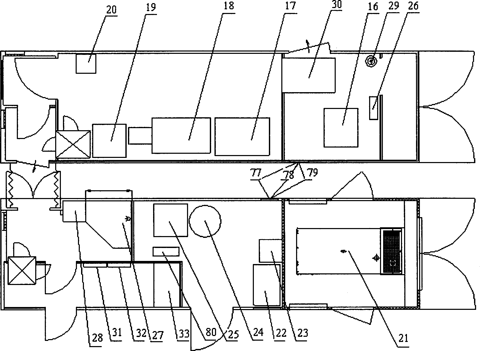 Movable safety biological laboratory