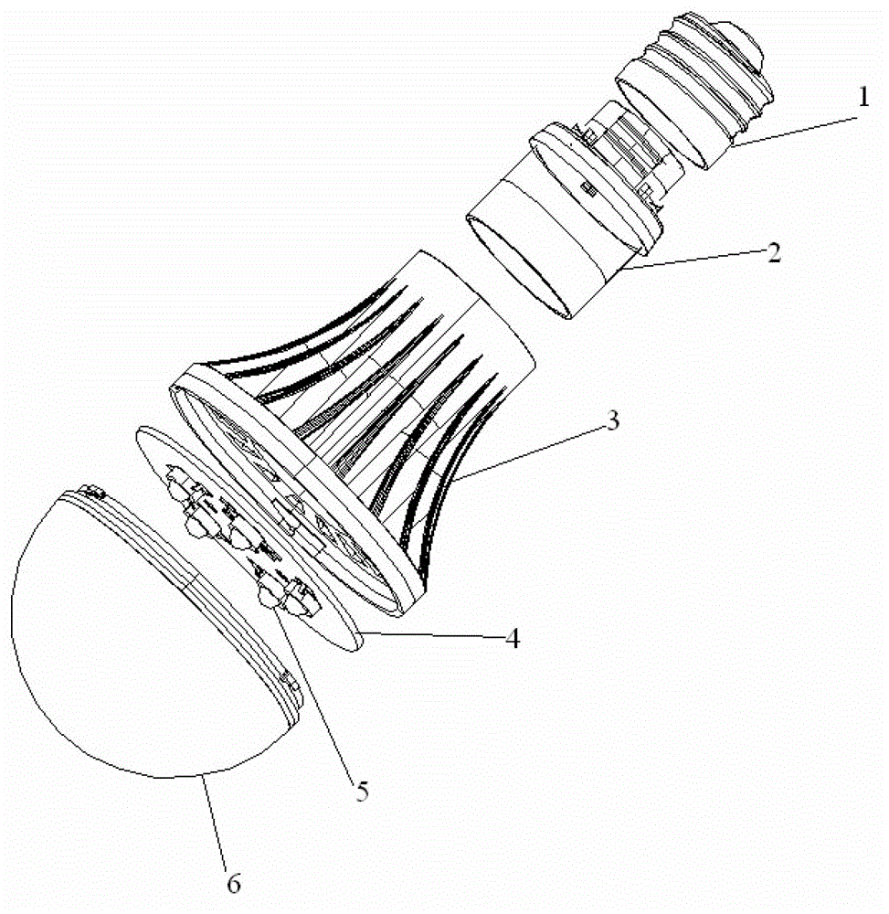 Light-emitting diode (LED) lamp bulb and installing method thereof