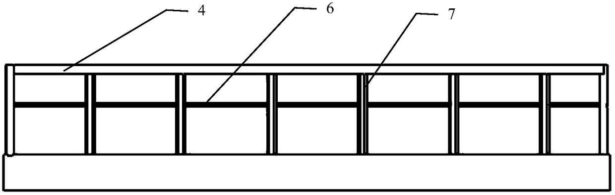 Livestock husbandry two-way feeding trough device