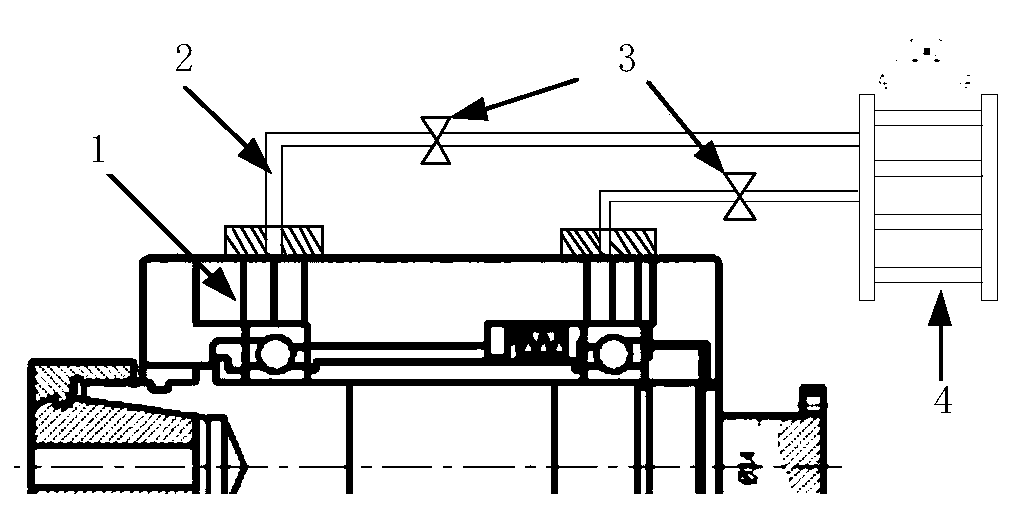 Precision machine tool spindle cooling system and centralized heat dissipation method based on heat conduction channel