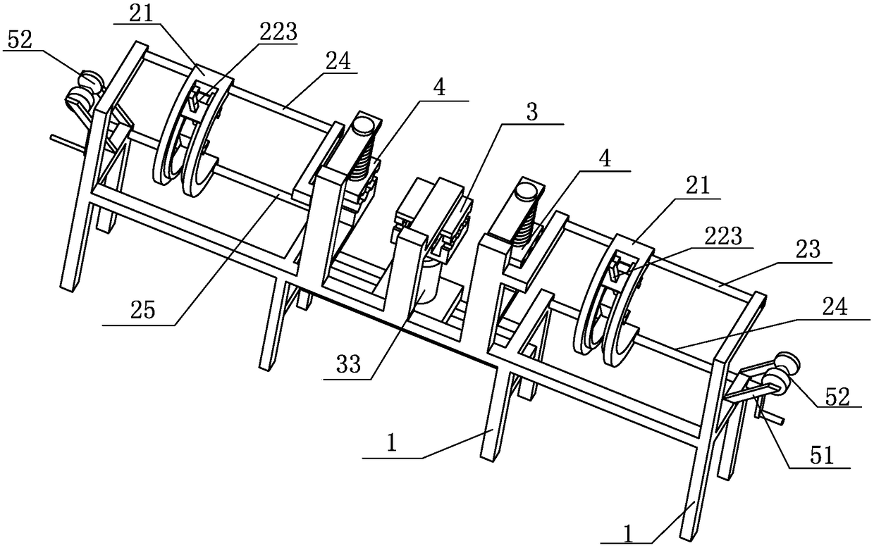 An auxiliary device for quick connection of cables