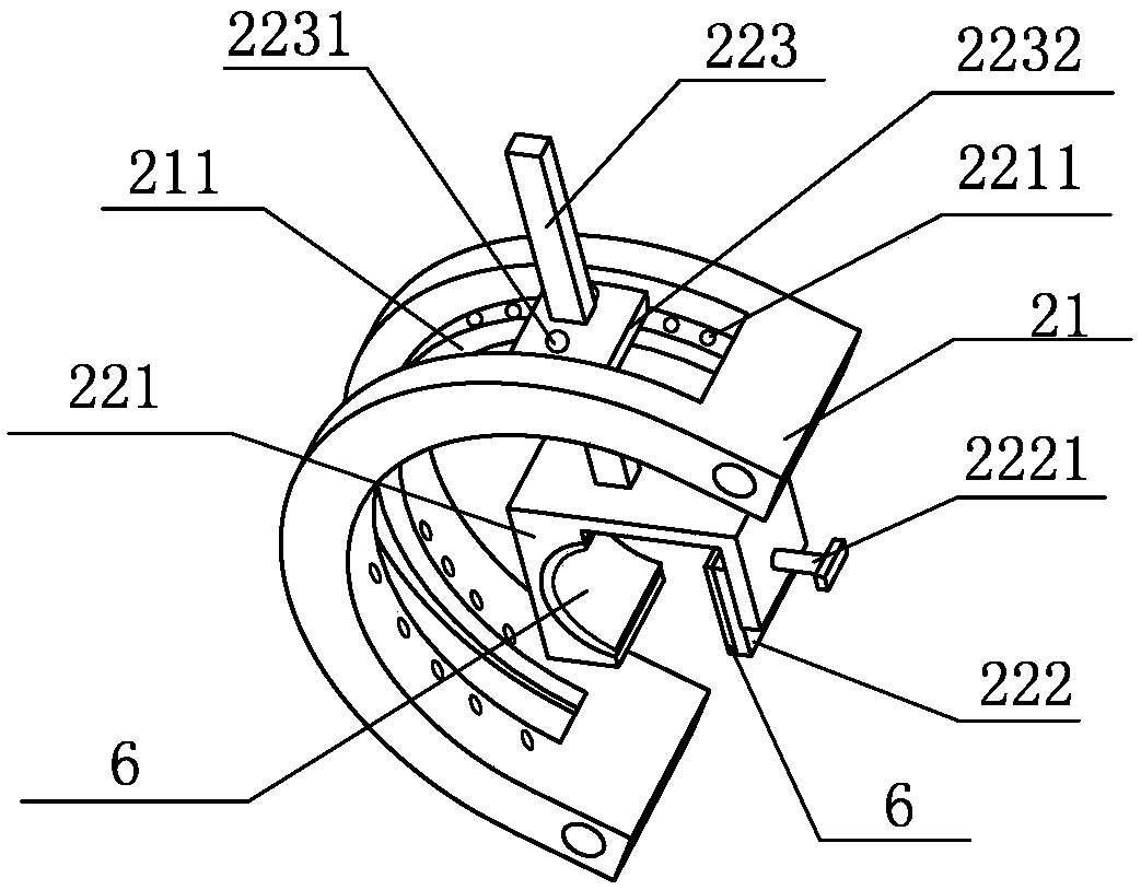 An auxiliary device for quick connection of cables