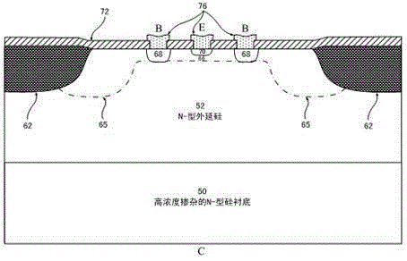 A production process for improving bipolar transistor bvcbo