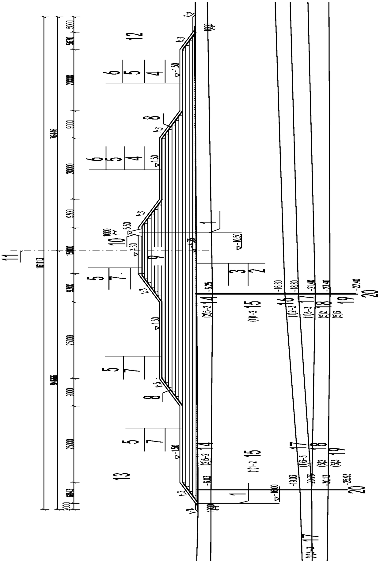 Structure of super-large cofferdam based on marine environment and construction process thereof