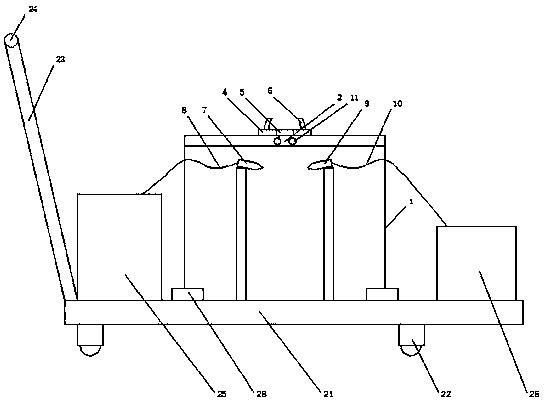 Electric drill cleaning system