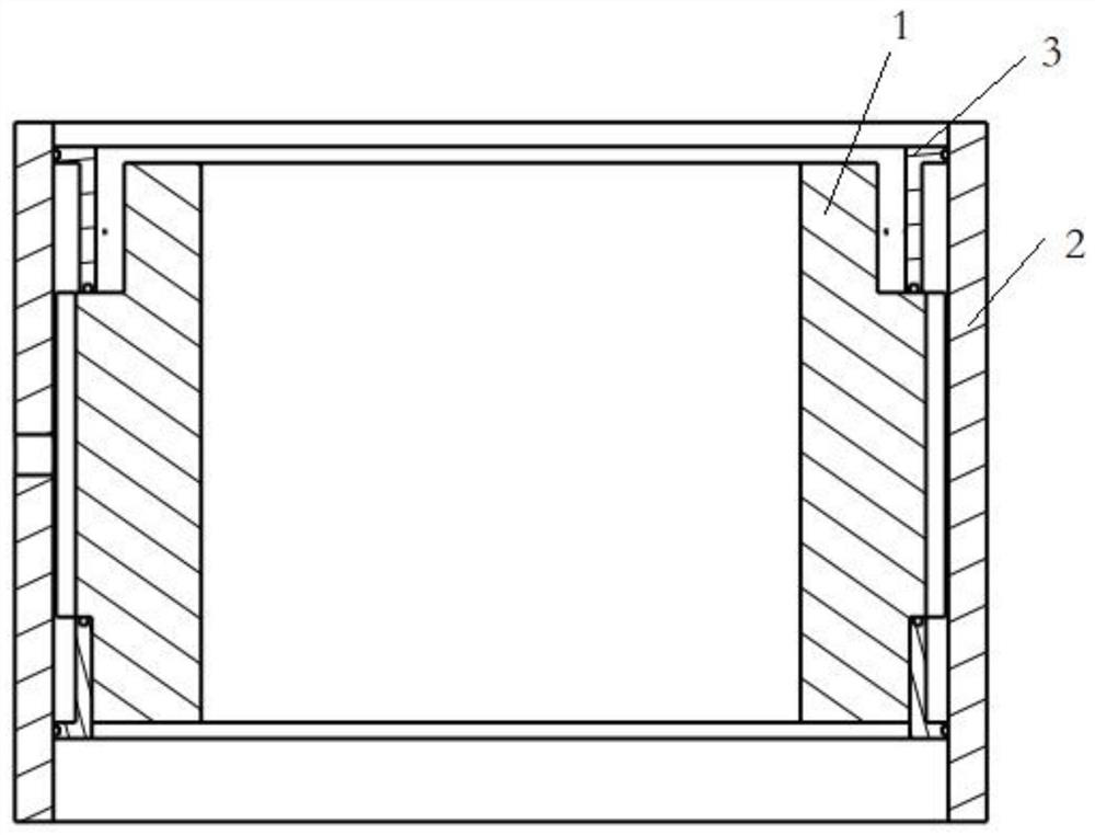 Stator cooling structure and motor provided with stator cooling structure