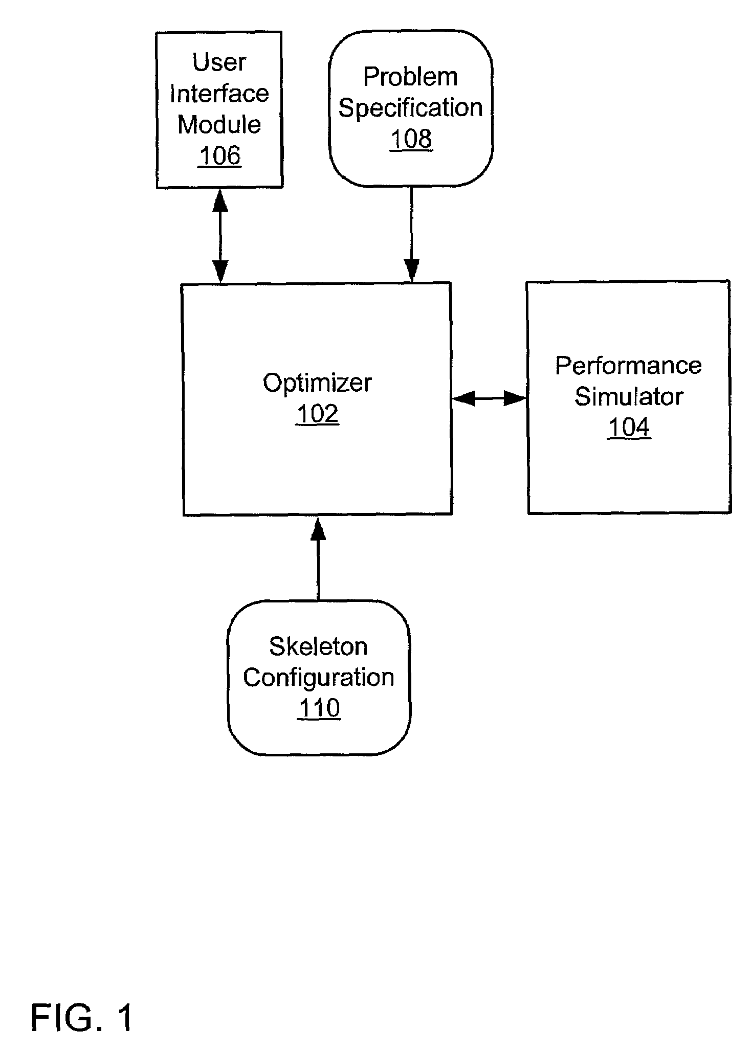 Modular architecture for optimizing a configuration of a computer system