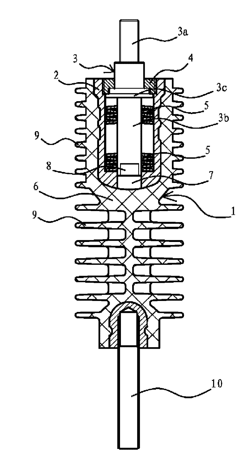 Insulating pull rod for breaker