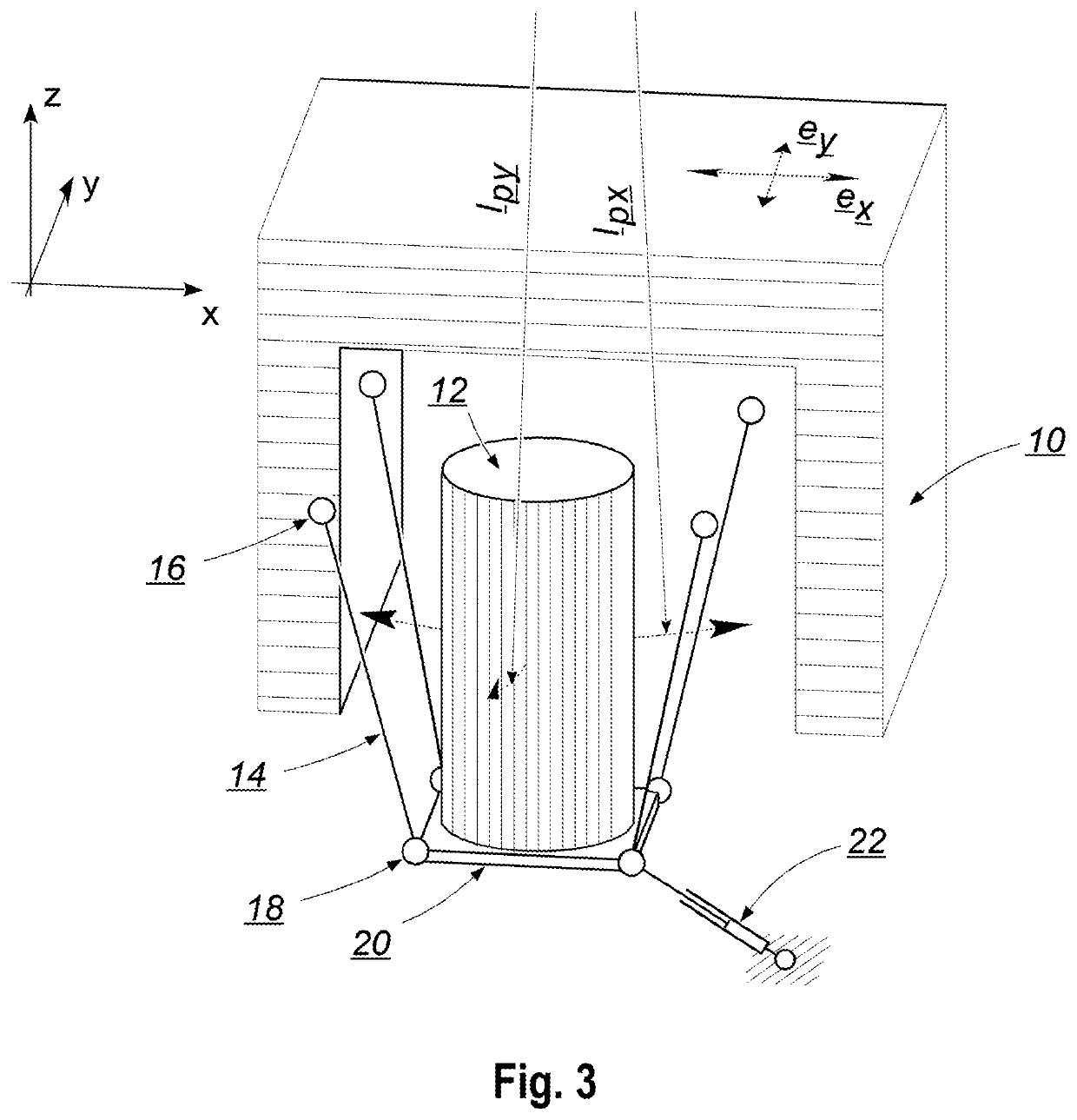 Compact spatial ellipsoidal mass pendulum