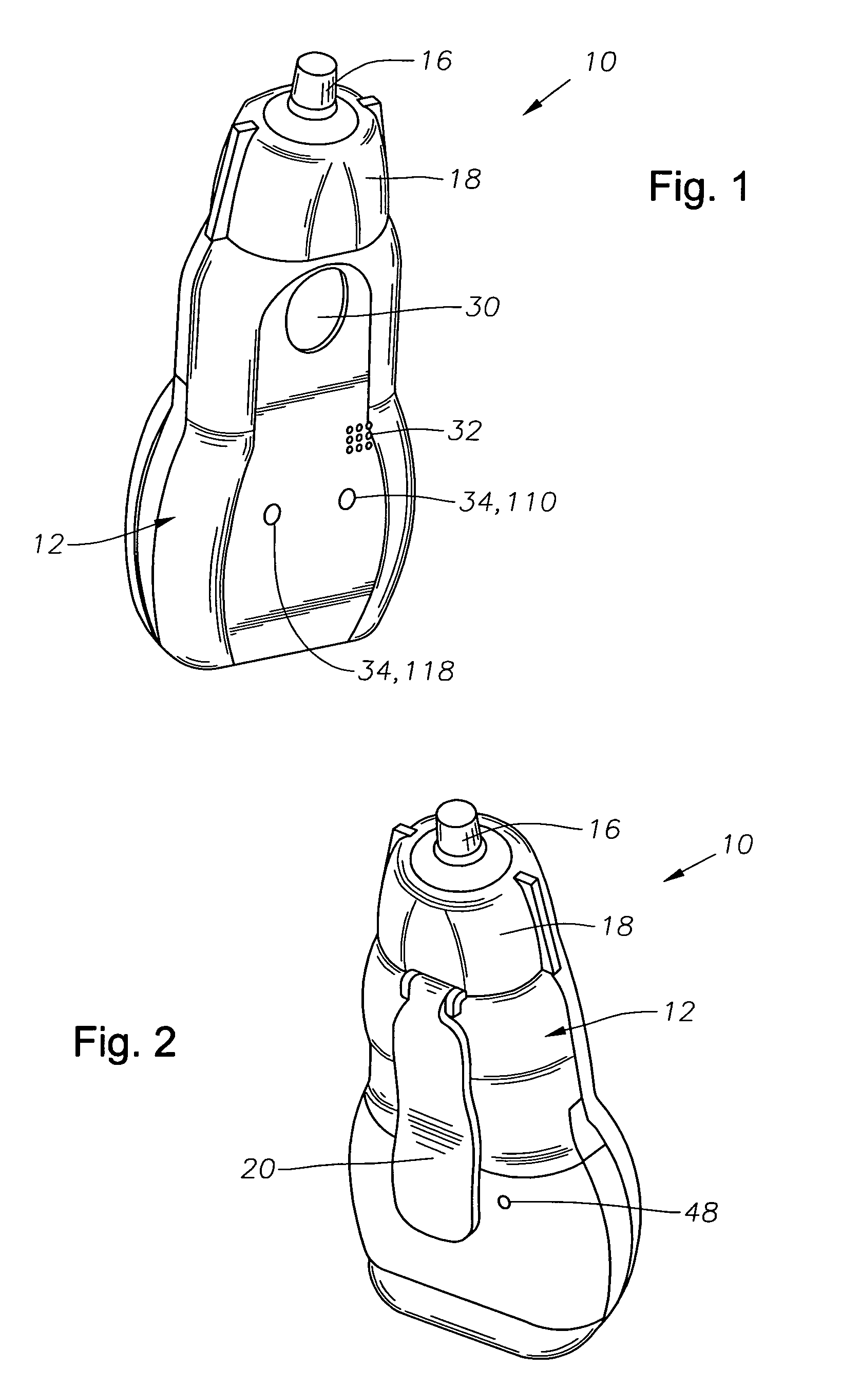 Device for dispensing fluid medicine