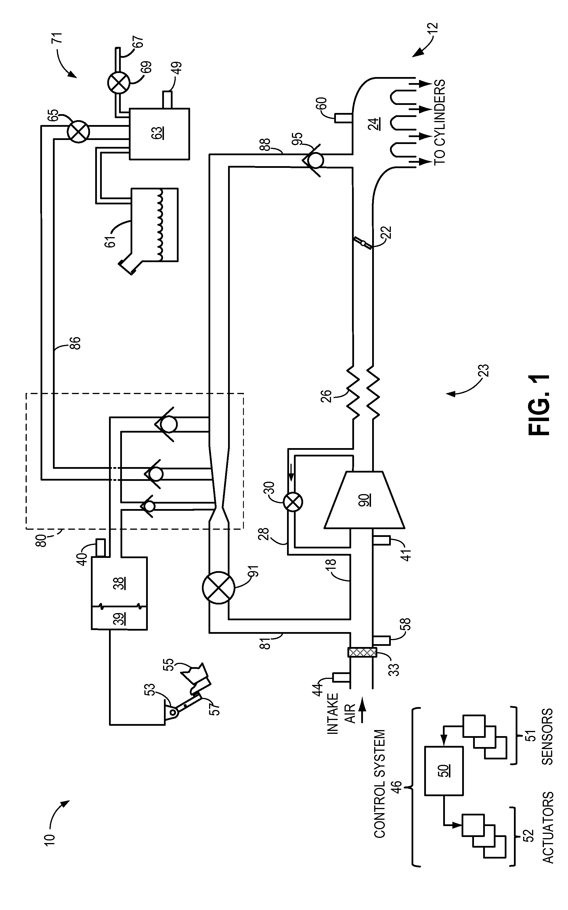 Multiple tap aspirator