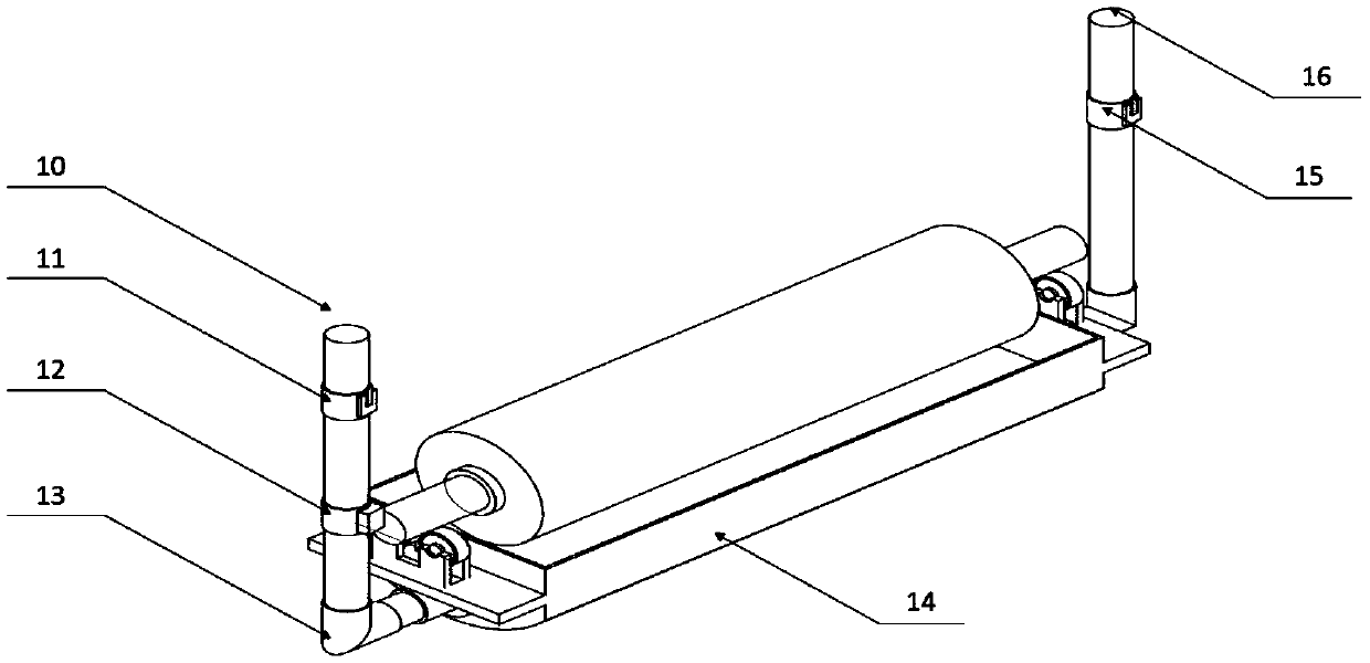 Gravure coating constant temperature control system and control method