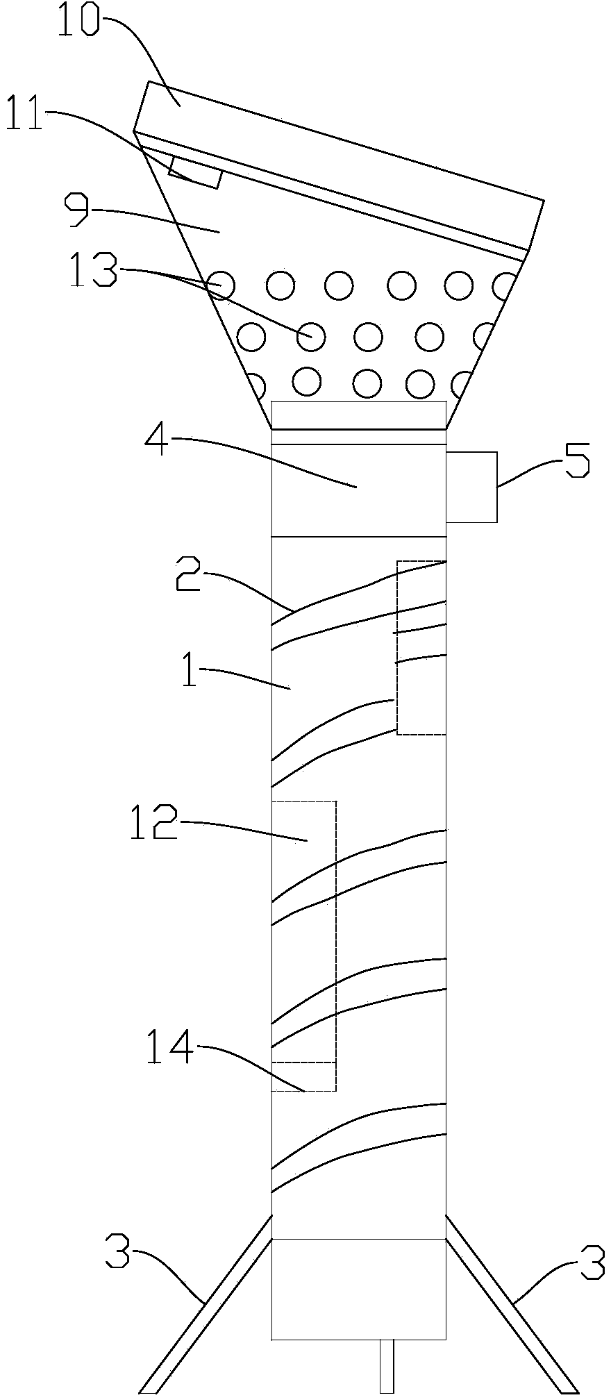 Multifunctional fence stand column