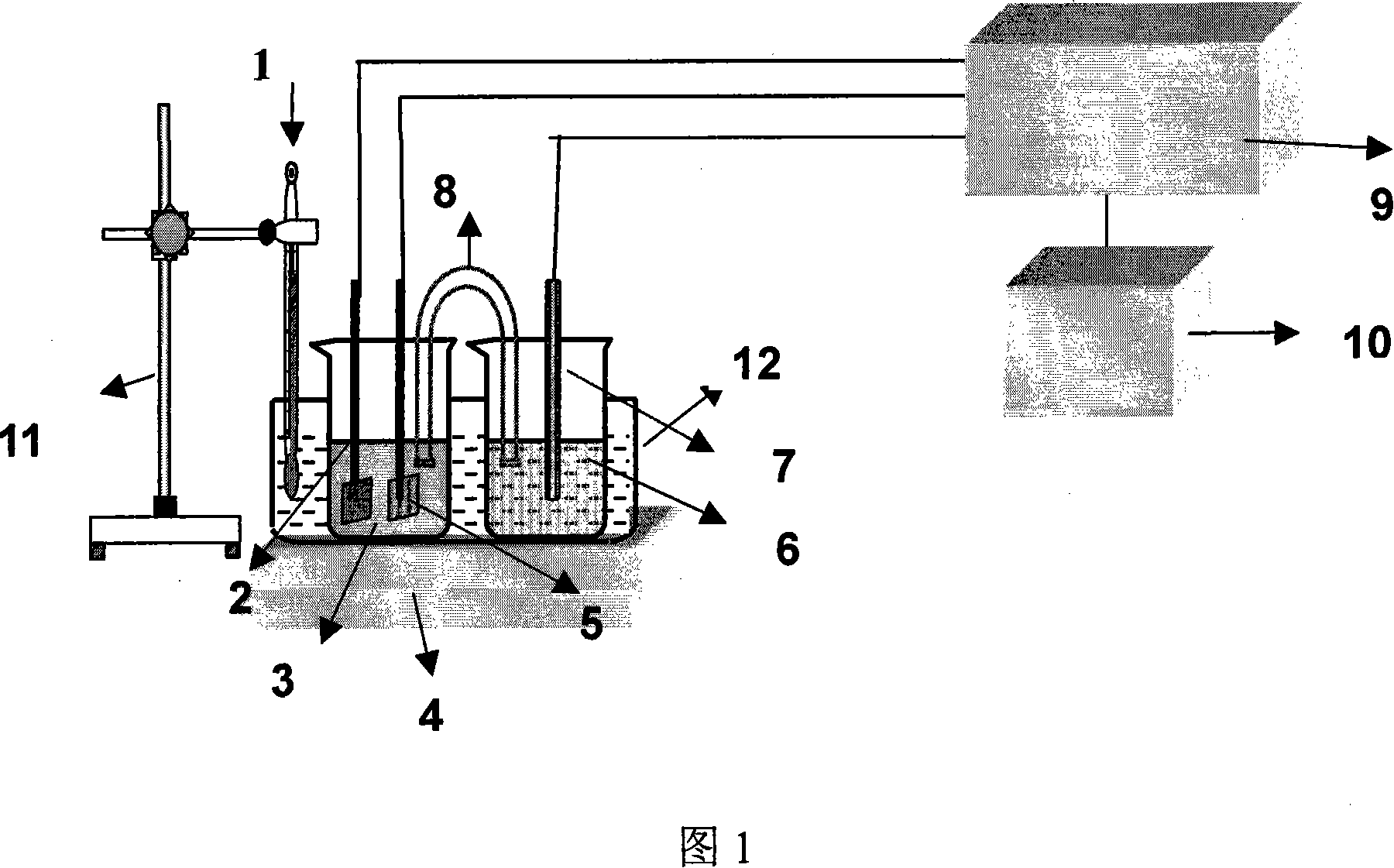 Modified method for preparing single c-axle oriented zinc oxide film by electrochemical deposition process