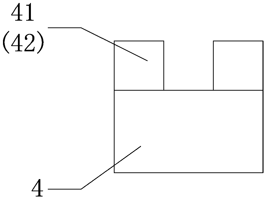 Telescopic device used for railways of electric monorail transportation system