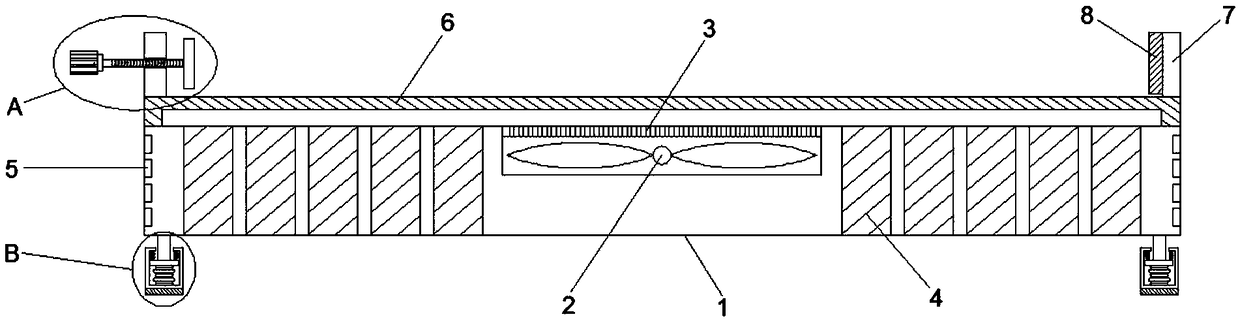 Heat dissipation type outer shell structure used for portable electronic products