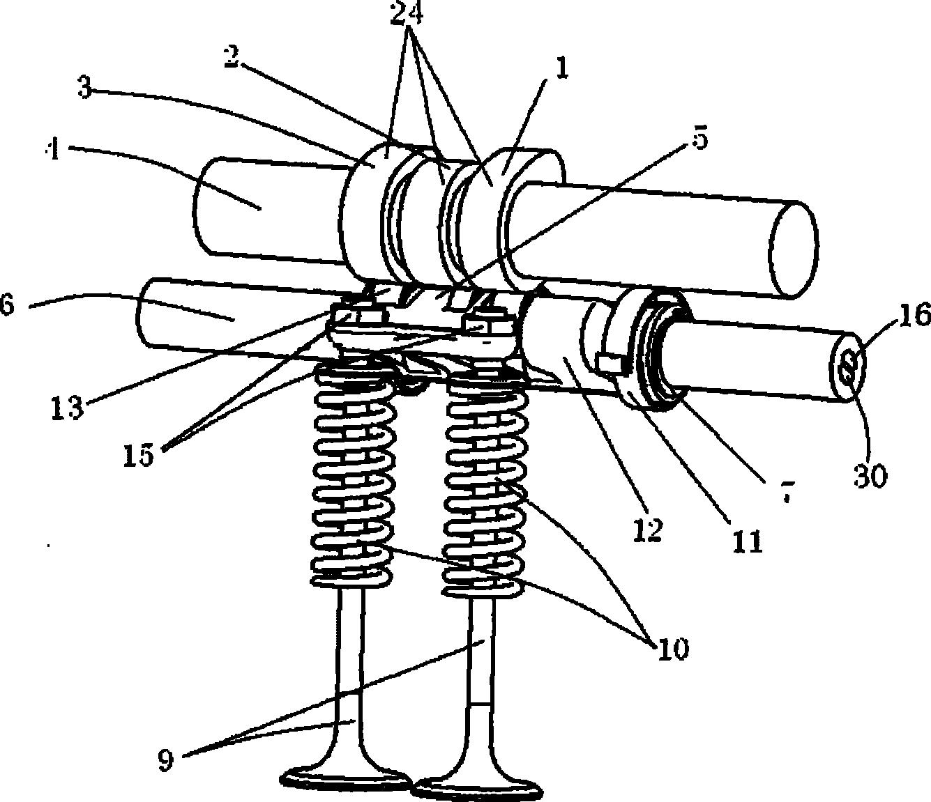 Engine variable valve lift mechanism capable of implementing vat destruction function and its control method