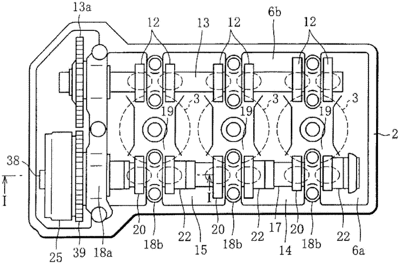 Variable valve gear for internal combustion engine