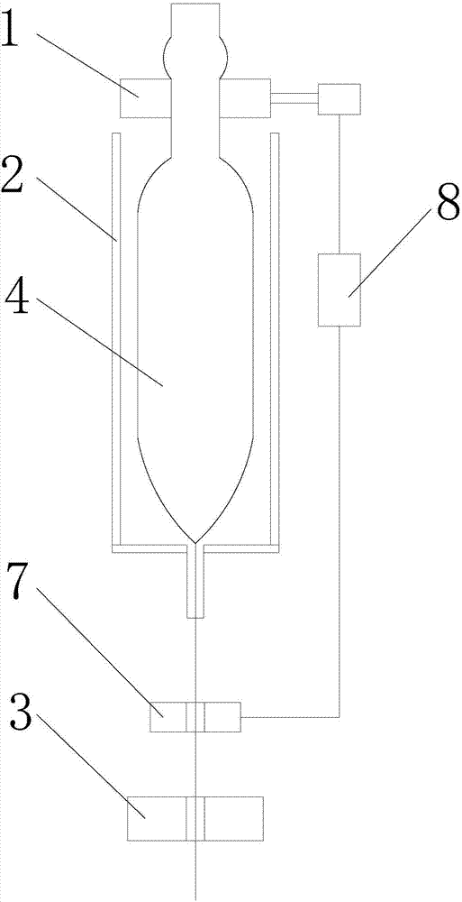 Online regulating system of optical fiber drawing chuck