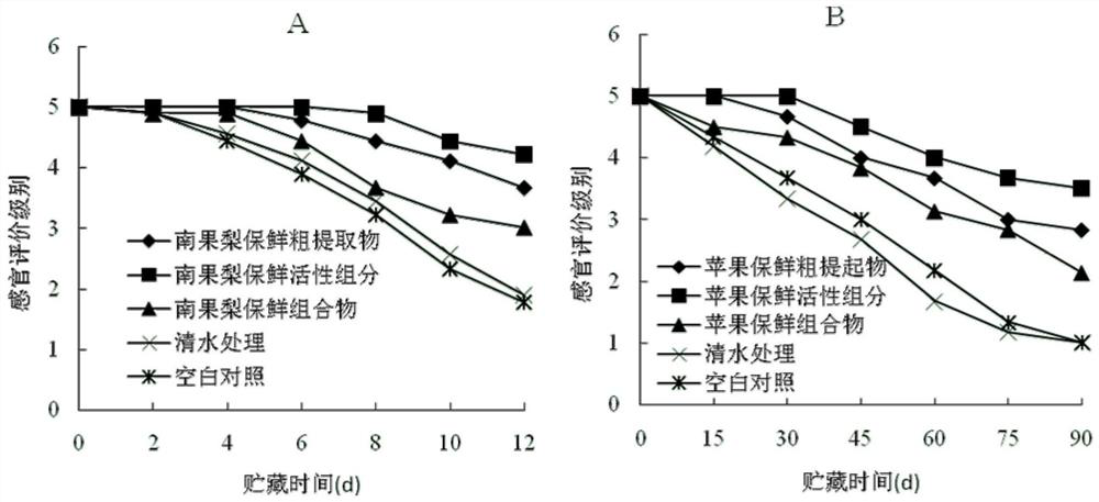 Agricultural product preservation extract and application thereof