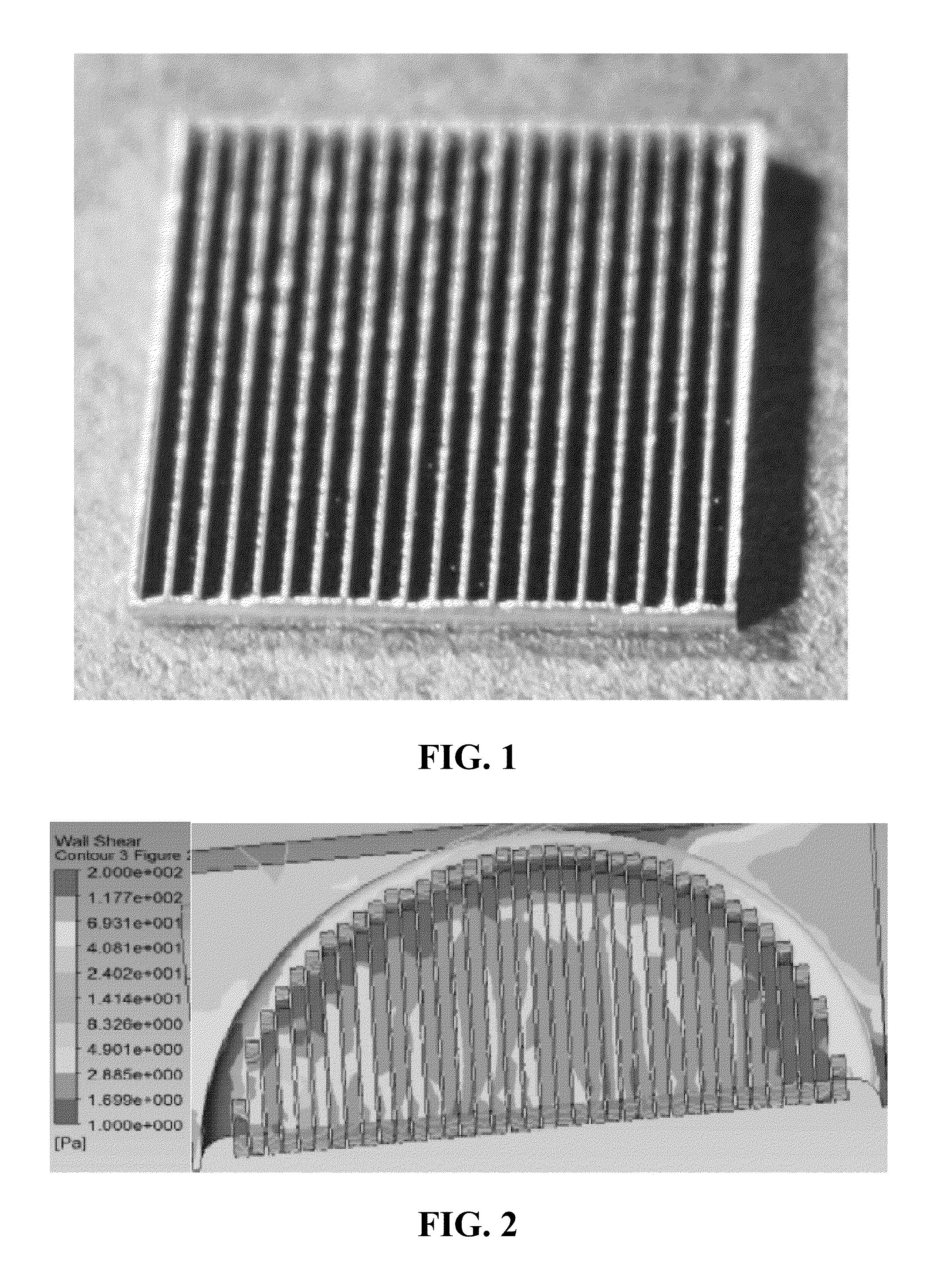 Biomedical implant for use in fluid shear stress environments