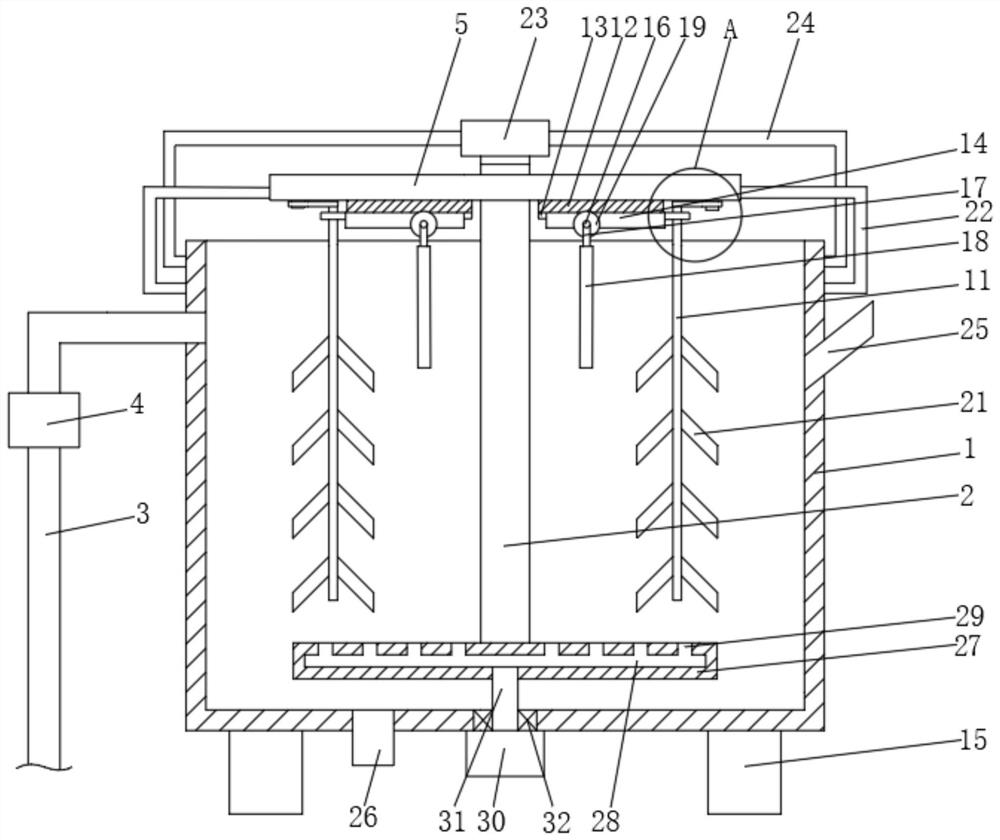 Sludge purification treatment device for water area cleaning