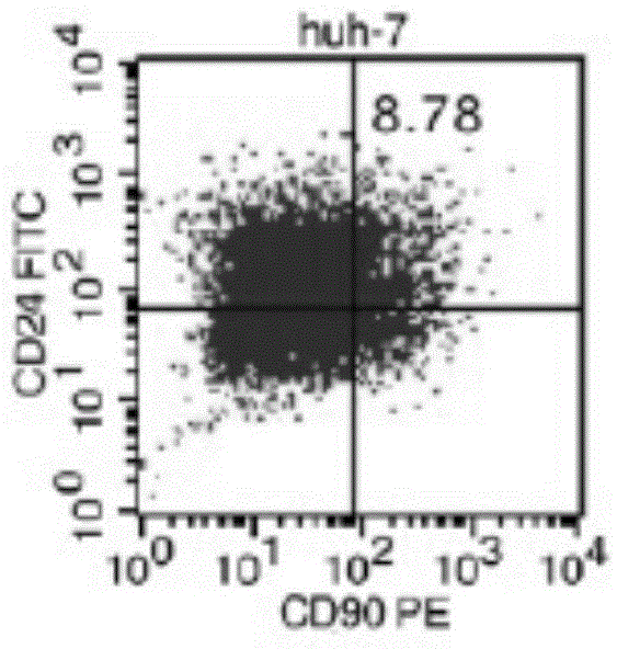 Separation method of liver cancer stem cells