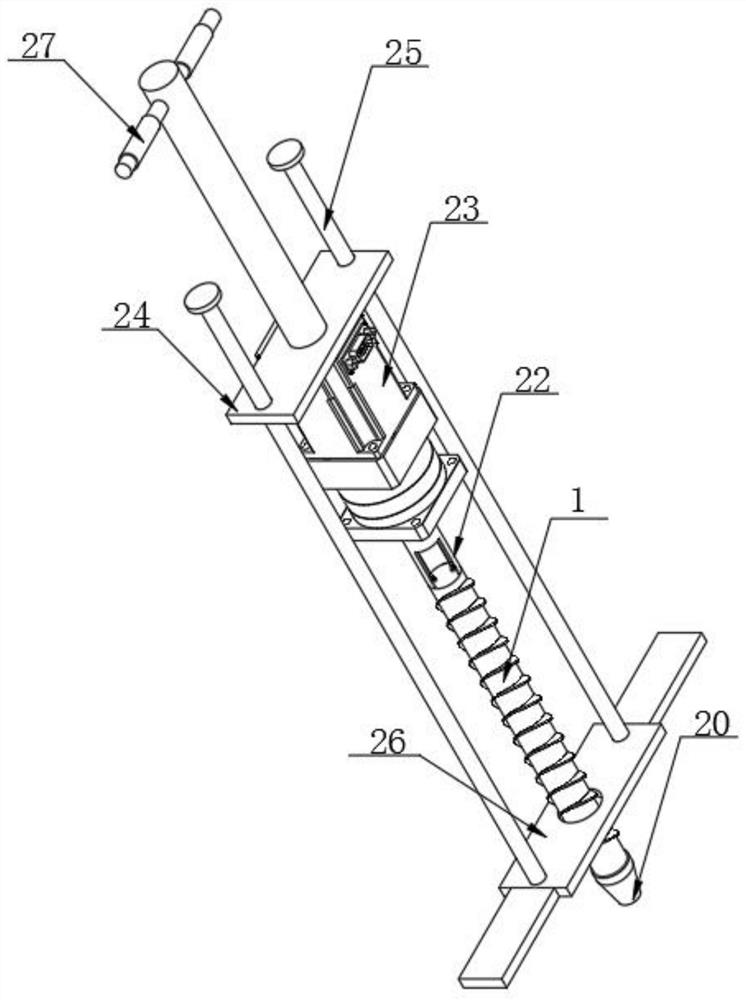 Sample preparation device for detecting petroleum hydrocarbon pollution in soil