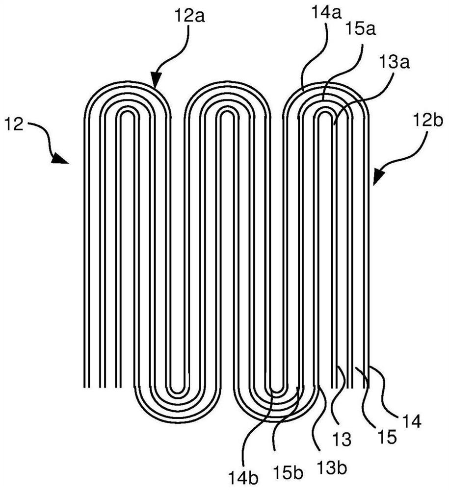 Battery device for ventilation system