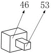 Road column provided with hook and having buffering function