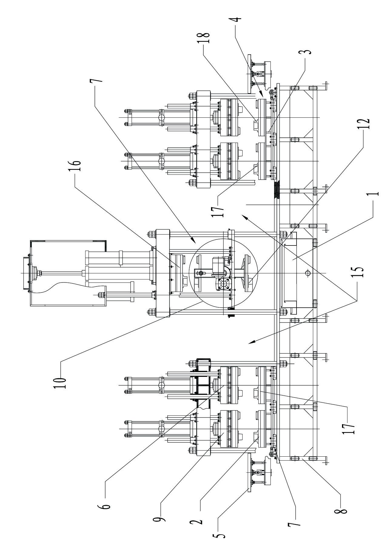 Pulp forming mold integrally turning automat and production process thereof