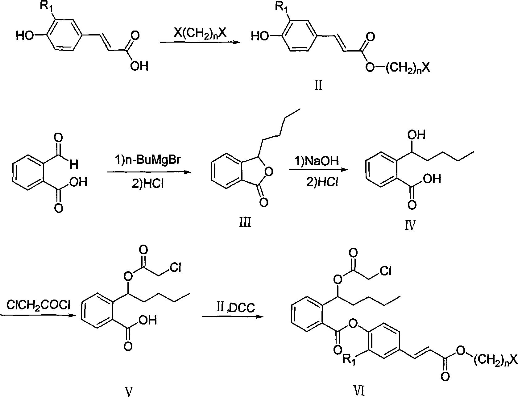 Nitric oxide donor type 3-butylphthalide derivates, method for preparing same and pharmaceutical use