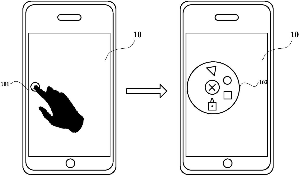 Hover button control method, terminal and computer readable storage medium