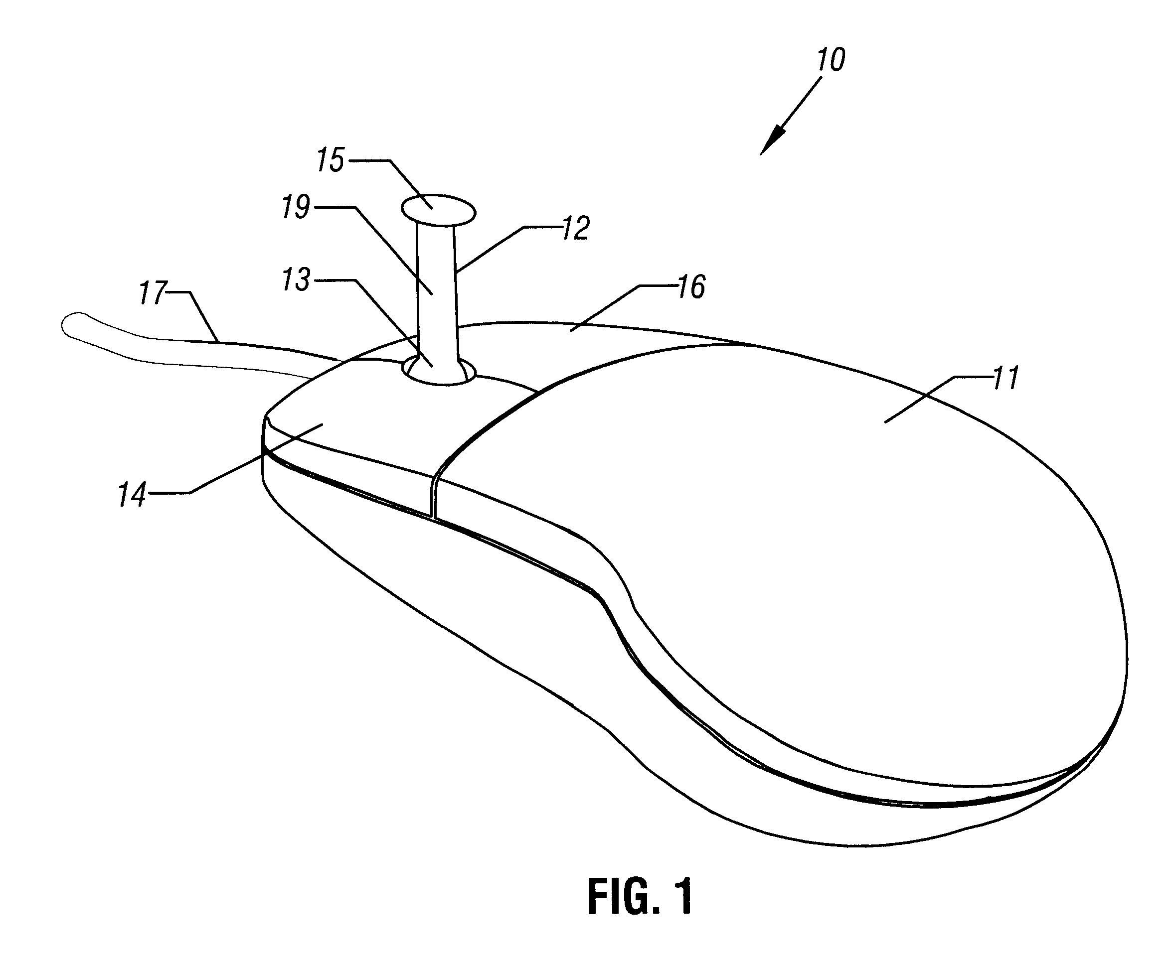 Apparatus for entering data into a computer