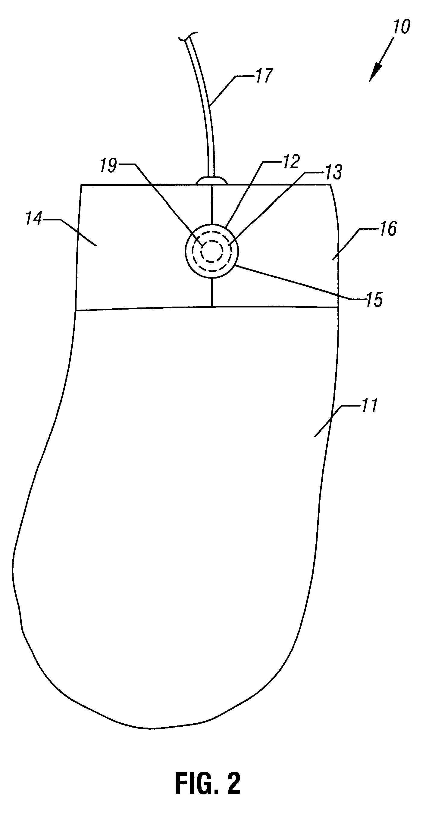 Apparatus for entering data into a computer