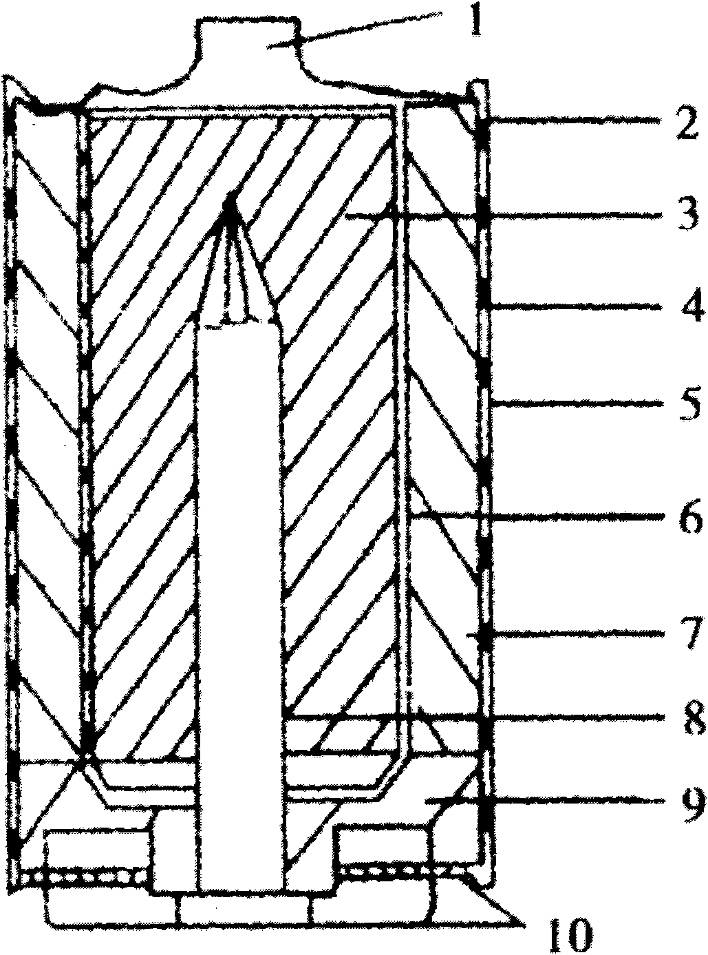 Aluminum super-iron alkaline battery